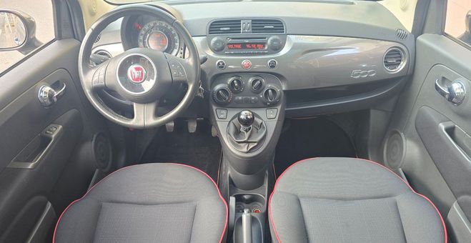 Fiat 500 1.2 70 lounge toit pano distri ok 12-202 Gris de 2015