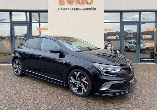 Renault Megane iv gt 1.6l 205cv edc-cam�ra-park assist- Noir de 2017