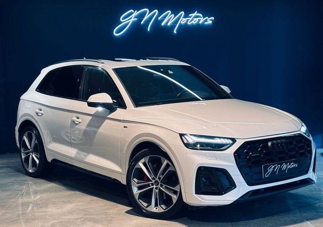 Audi Q5 55-TFSI E Turbo Hybride Quattro 367 ch Blanc de 2023