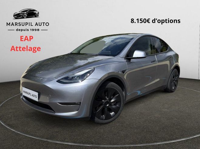 Cliquer pour voir la photo suivante Tesla Model Y LONG RANGE AWD Gris F de 2023