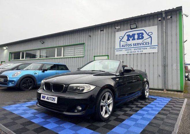 BMW Serie 1 118d 143cv Cabriolet Sport Clim Cuir R�g Noir de 2011