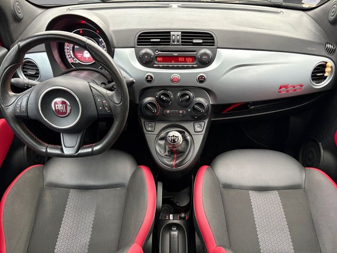 Fiat 500 1.2 8V 69 ch S Blanc de 2014