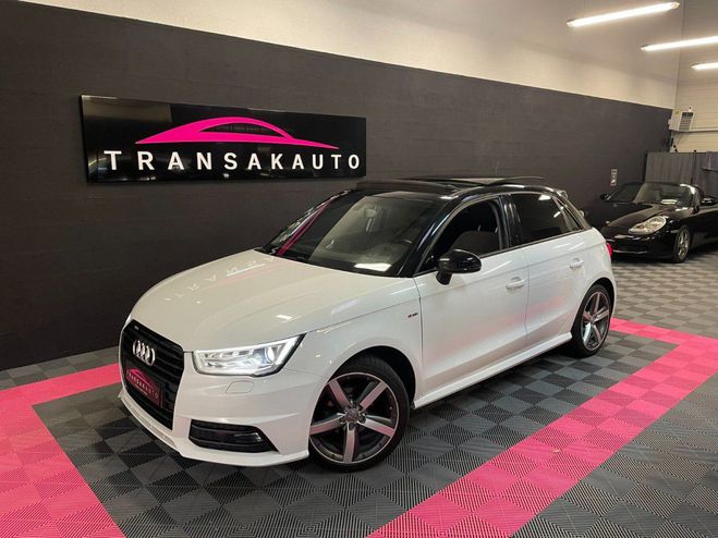 Audi A1 Sportback 1.4 TDI 90 S line / TOIT OURVA Blanc de 2016