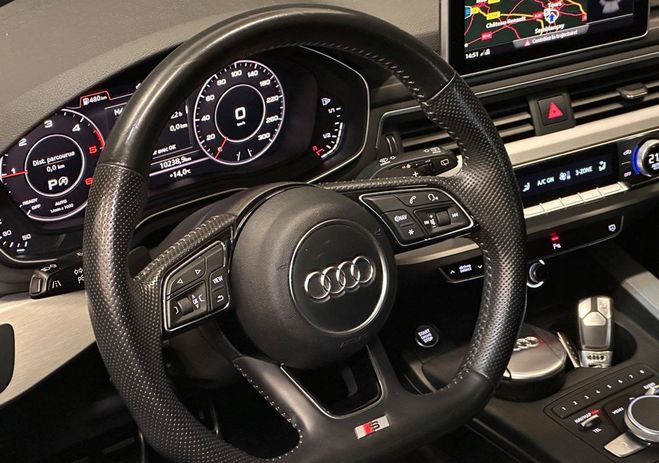 Audi A4 avant 3.0 tdi 218ch s-line quattro s-tro Bleu de 2017