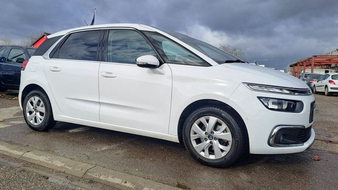 Citroen C4 Picasso II 1.2 THP 130 cv Bo�te auto 1�re MAIN BLANC de 2017
