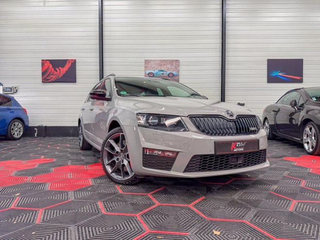 Skoda Octavia RS BREAK 2.0TSI 220 DSG 1 ere Main Suivi GRIS de 2014