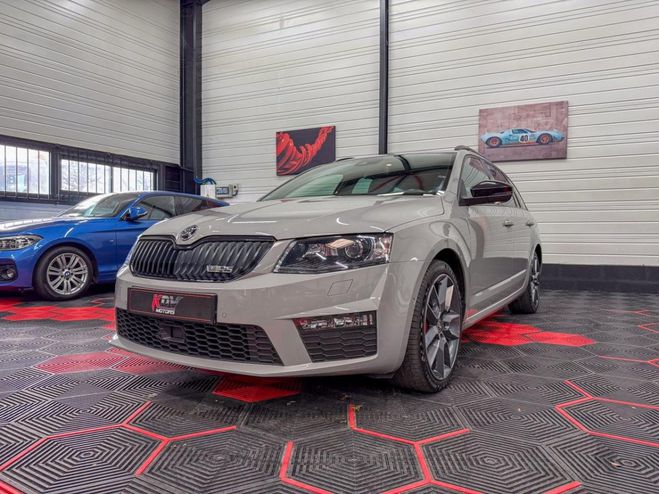 Skoda Octavia RS BREAK 2.0TSI 220 DSG 1 ere Main Suivi GRIS de 2014