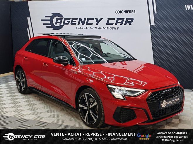 Audi A3 Sportback 40 TFSI e 204 S-Tronic S line  ROUGE de 2020