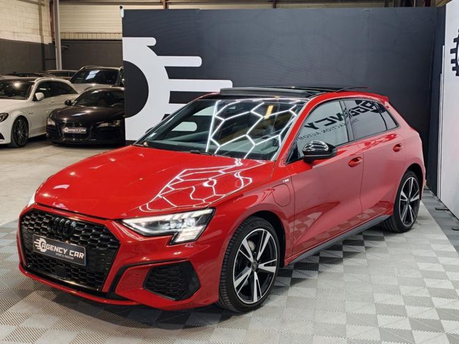Audi A3 Sportback 40 TFSI e 204 S-Tronic S line  ROUGE de 2020