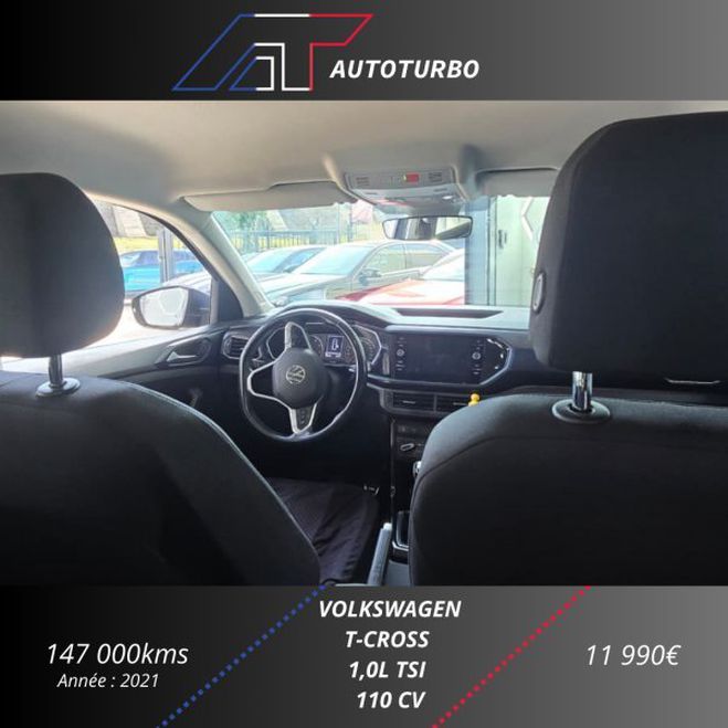 Volkswagen T Cross 1.0 TSI 110CH UNITED Gris F de 2021