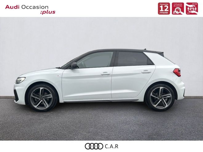 Audi A1 Sportback 30 TFSI 116 ch S tronic 7 S Li Blanc de 2025