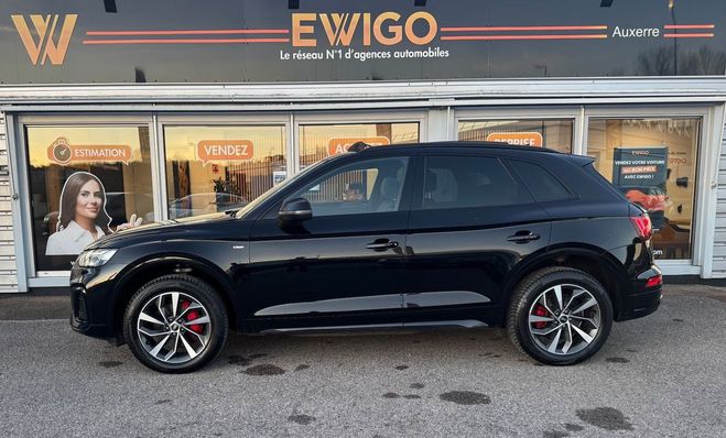 Audi Q5 2.0 tdi 204ch mhev s-line quattro bva ?  Noir de 2021