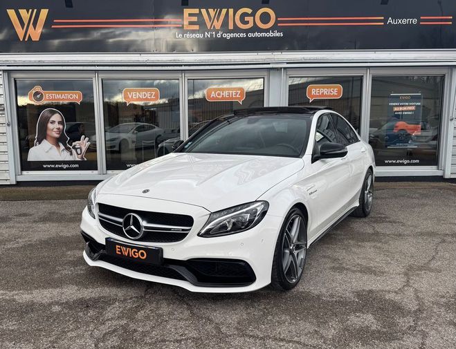 Mercedes Classe C c63 amg v8 475ch pack driver ? �chappeme Blanc de 2017