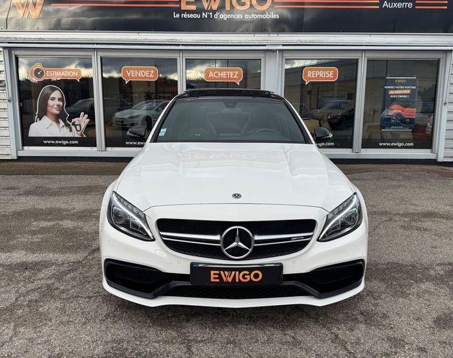Mercedes Classe C c63 amg v8 475ch pack driver ? �chappeme Blanc de 2017