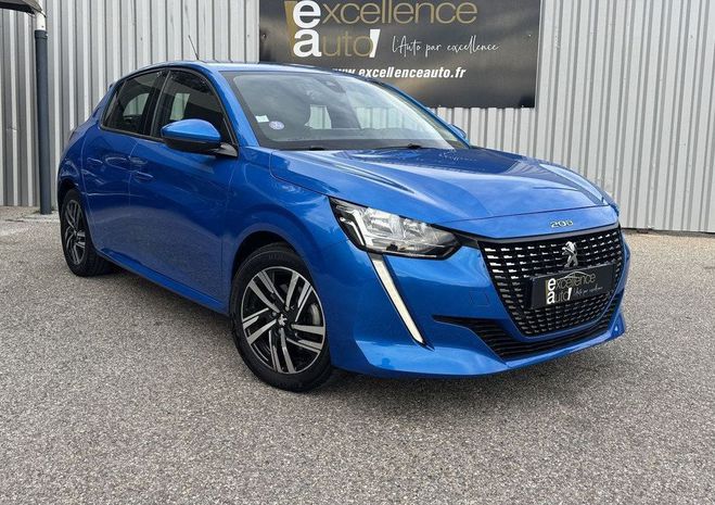 Peugeot 208 1.2 PURETECH 100CH S&S ALLURE EAT8 Bleu de 2019
