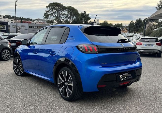 Peugeot 208 1.2 PURETECH 100CH S&S GT LINE Bleu de 2020