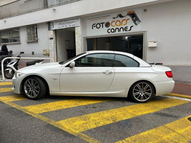 BMW Serie 3 CABRIOLET (E93) 320DA 184CH M SPORT Blanc de 2012