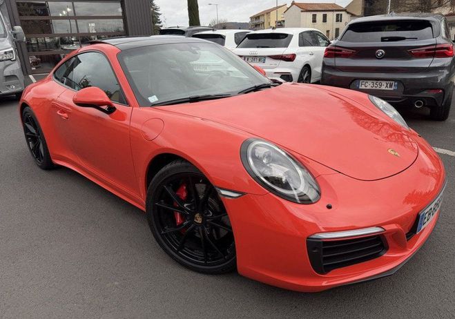 Porsche 911 (7) Carrera 4S Coup� Garantie APPROVED Orange de 2016