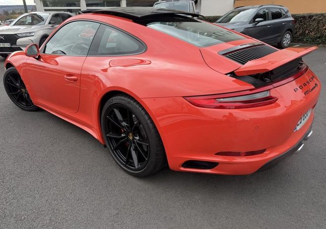 Porsche 911 (7) Carrera 4S Coup� Garantie APPROVED Orange de 2016