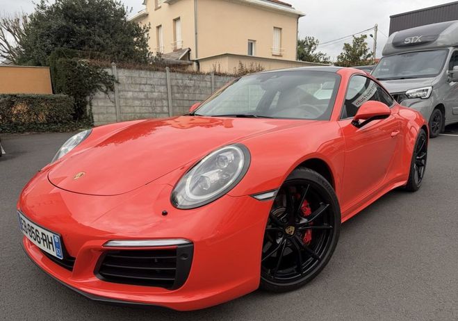 Porsche 911 (7) Carrera 4S Coup� Garantie APPROVED Orange de 2016