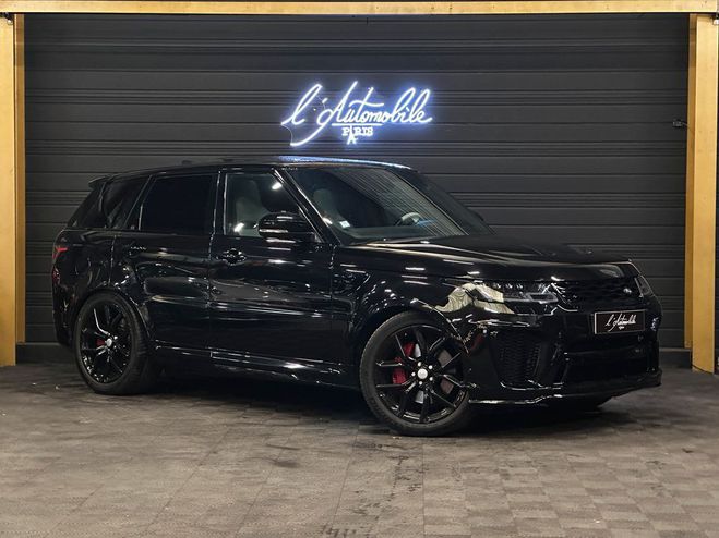 Cliquer pour voir la photo suivante Land rover Range Rover Sport (2) SVR 5.0 V8 575CH SANTORINI BLA Noir de 2019