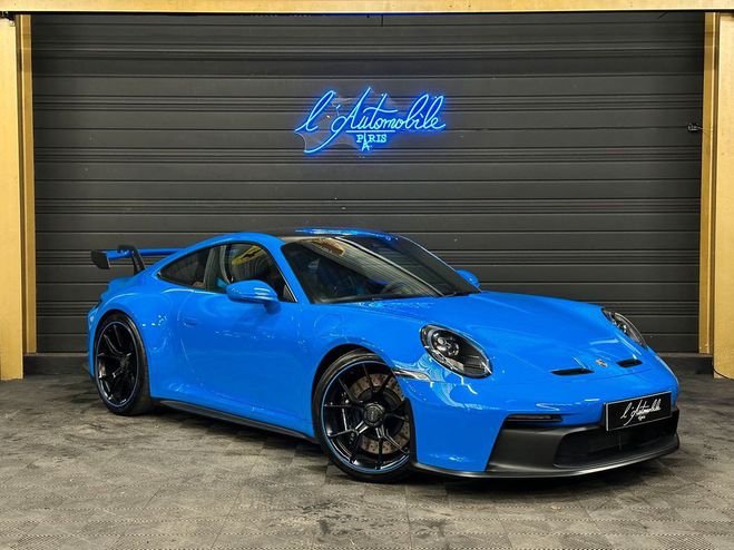 Cliquer pour voir la photo suivante Porsche 911 GT3 992 4.0 PDK LIFT CHRONO BAQUETS BOSE Bleu de 2022