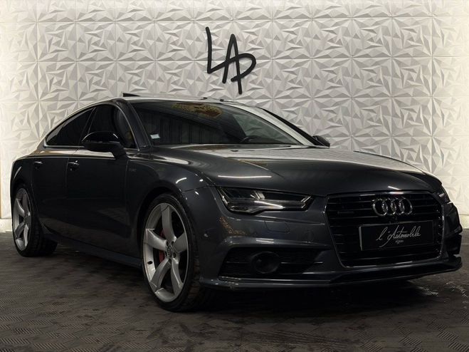 Cliquer pour voir la photo suivante Audi A7 Sportback 3.0 V6 BiTDI 320ch S line quat GRIS FONCE de 2014