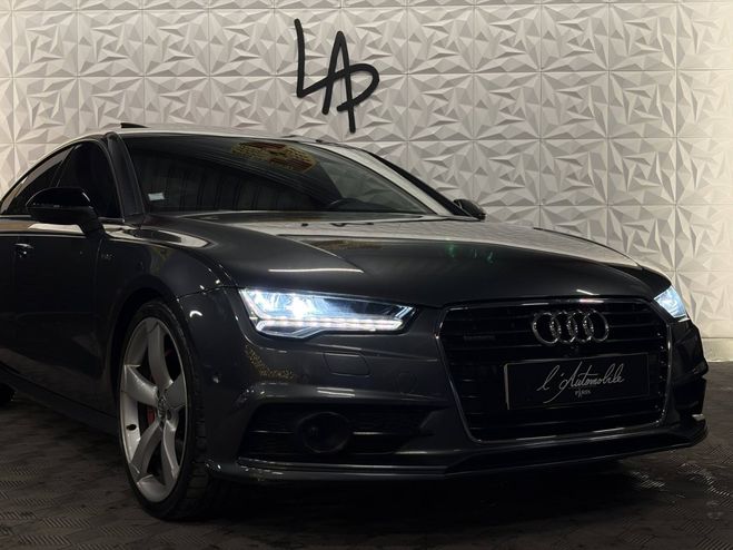 Audi A7 Sportback 3.0 V6 BiTDI 320ch S line quat GRIS FONCE de 2014