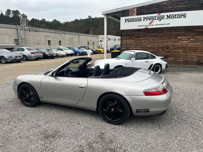 Porsche 911 996 3.4L Cabriolet Carrera 4 BV6 gris de 2001