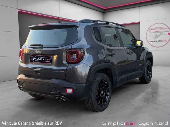 Jeep Renegade 1.3 GSE T4 150 ch BVR6 Limited Garantie  Noir de 2019