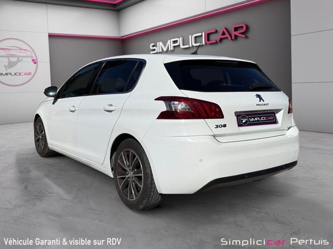 Peugeot 308 1.6 HDi 92 cv Allure jantes alu gps rada Blanc de 2014