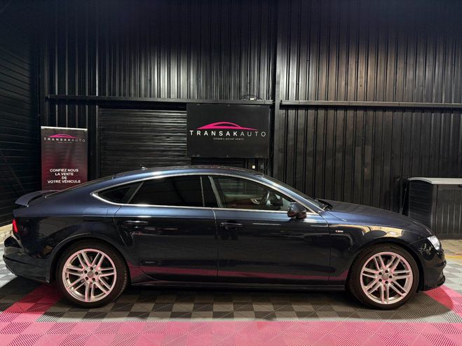 Audi A7 Sportback V6 3.0 TDI 272 S Tronic 7 Quat Bleu de 2014