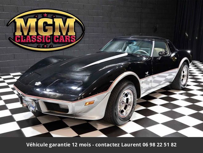 Chevrolet Corvette C pace cars l48 v8 1978 tout compris Noir de 1978