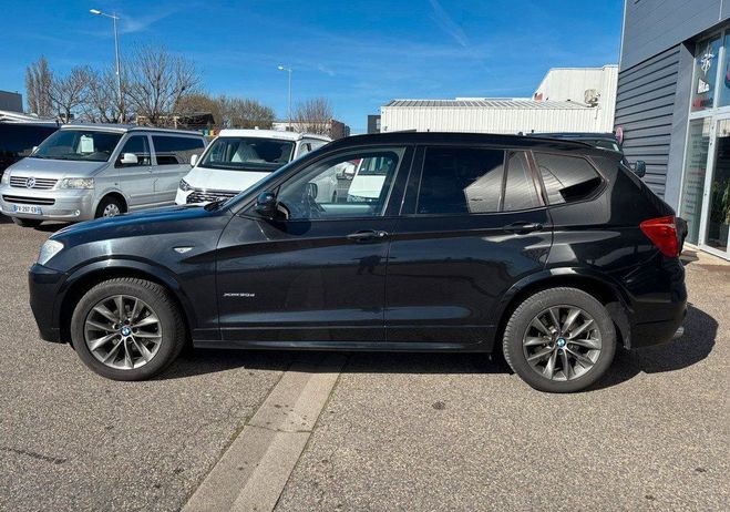 BMW X3 (f25) (2) xdrive30da 258 m sport francai Noir de 2013