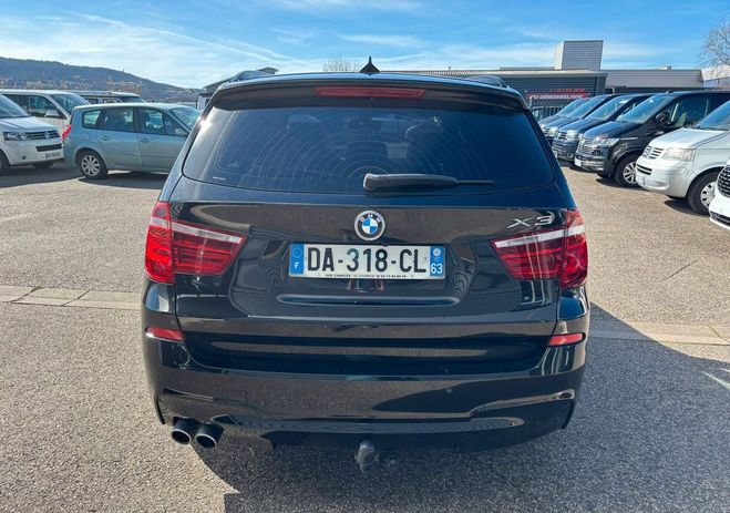 BMW X3 (f25) (2) xdrive30da 258 m sport francai Noir de 2013