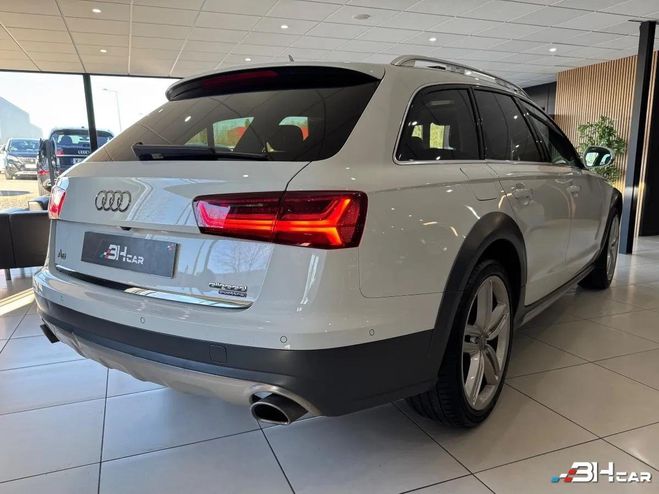 Audi A6 Allroad 3.0 TDI 320 CH AVUS QUATTRO CAM360 GARAN Blanc de 2015