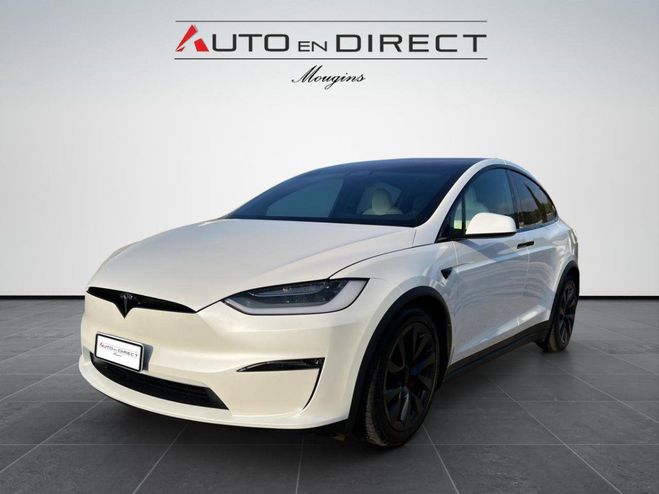 Tesla Model X MY22 Plaid PHASE 2 BLANC de 2023