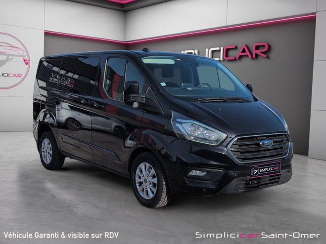 Ford Transit CUSTOM FOURGON L1H1 ECOBLUE 130 LIMITED  Noir de 2021