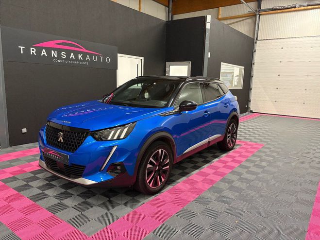 Cliquer pour voir la photo suivante Peugeot 2008 PureTech 130 SS EAT8 GT Line /ENTRETIEN Bleu de 2020