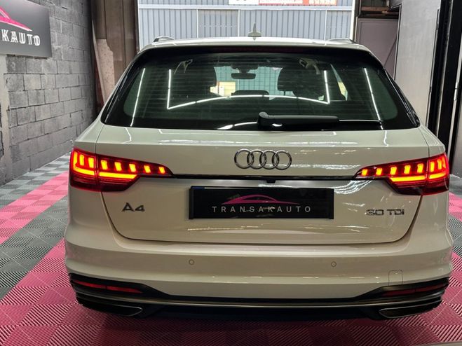 Audi A4 AVANT 30 TDI 136 S tronic 7/ CAMERA DE R Blanc de 2020