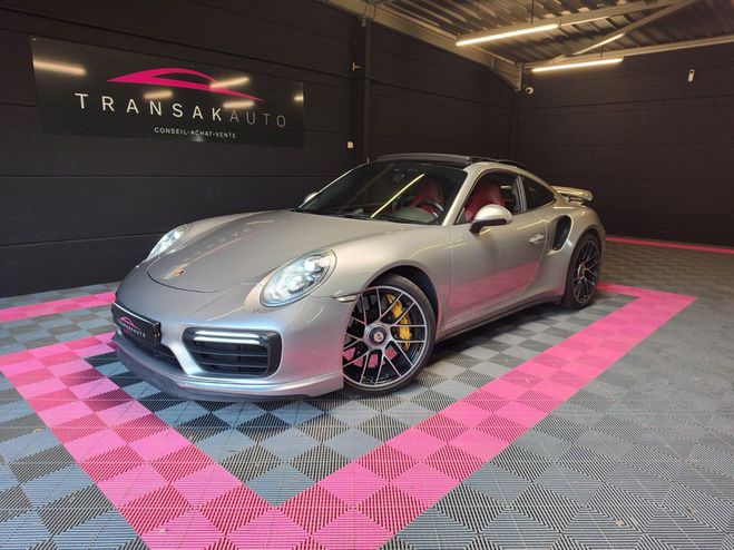 Cliquer pour voir la photo suivante Porsche 911 TURBO COUPE 3.8i 580 S PDK | Freins céra Gris de 2016