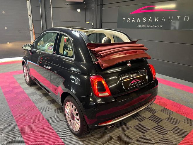 Fiat 500 C SERIE 6 1.2 69 ch Eco Pack Lounge / Ca Noir de 2019