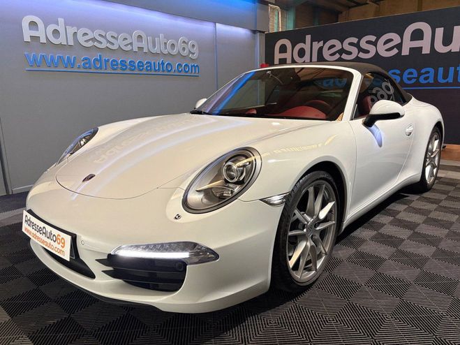 Cliquer pour voir la photo suivante Porsche 911 991 carrera 3.4 350 CV Cabriolet CV PDK Blanc de 2012