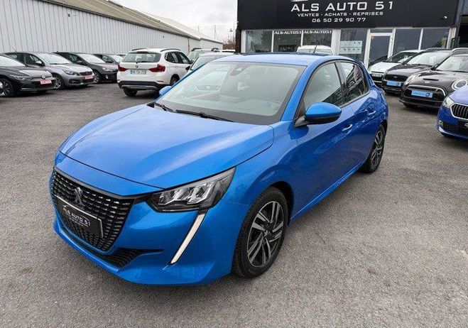 Peugeot 208 allure 100 cv eat8 Bleu de 2020