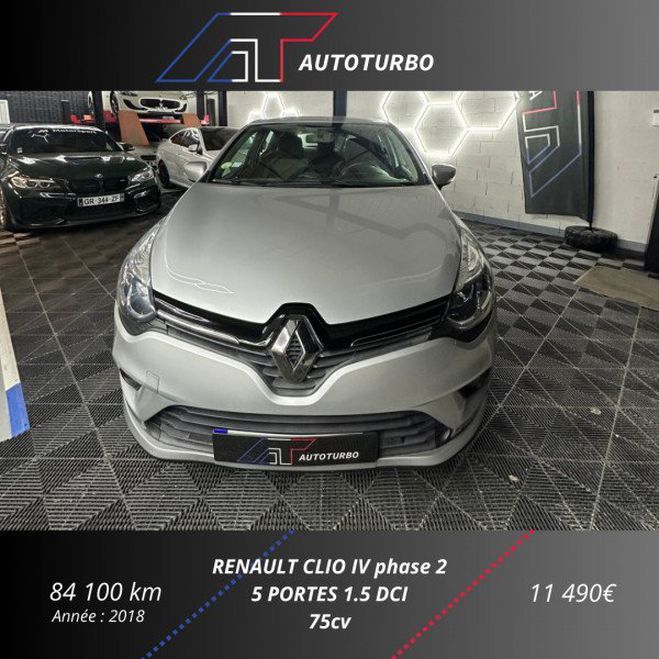 Renault Clio IV 1.5 DCI 75CH ENERGY BUSINESS 5P EURO6 Gris C de 2018