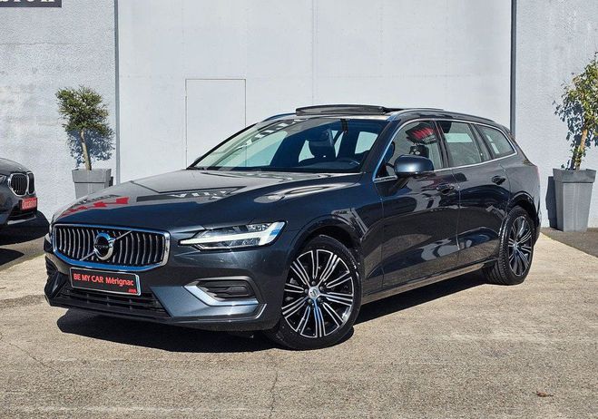 Cliquer pour voir la photo suivante Volvo V60 Superbe d3 150cv inscription 1ere main Gris de 2019