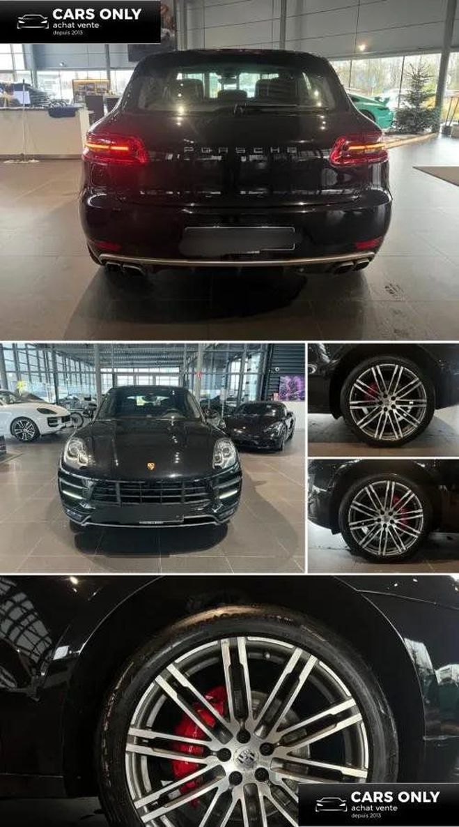 Porsche Macan 3.6 TURBO 400 PDK BVA Noir de 2014