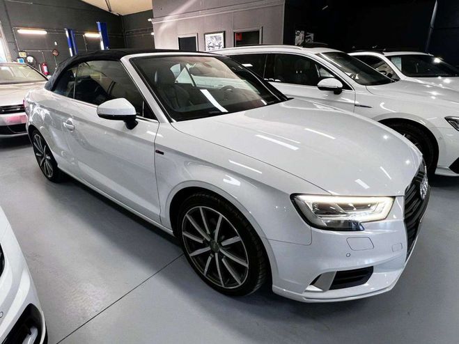 Audi A3 Cabriolet 2.0 TDi S-LINE BOITE AUTO COCK Blanc M�tallis� de 