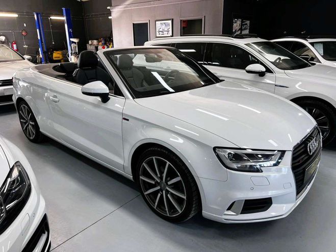 Audi A3 Cabriolet 2.0 TDi S-LINE BOITE AUTO COCK Blanc M�tallis� de 
