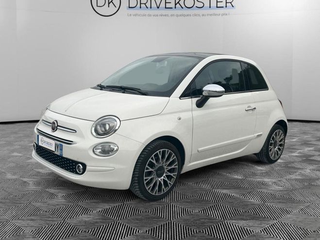 Fiat 500 1.2i - 69 Eco Pack Lounge BLANC de 2019